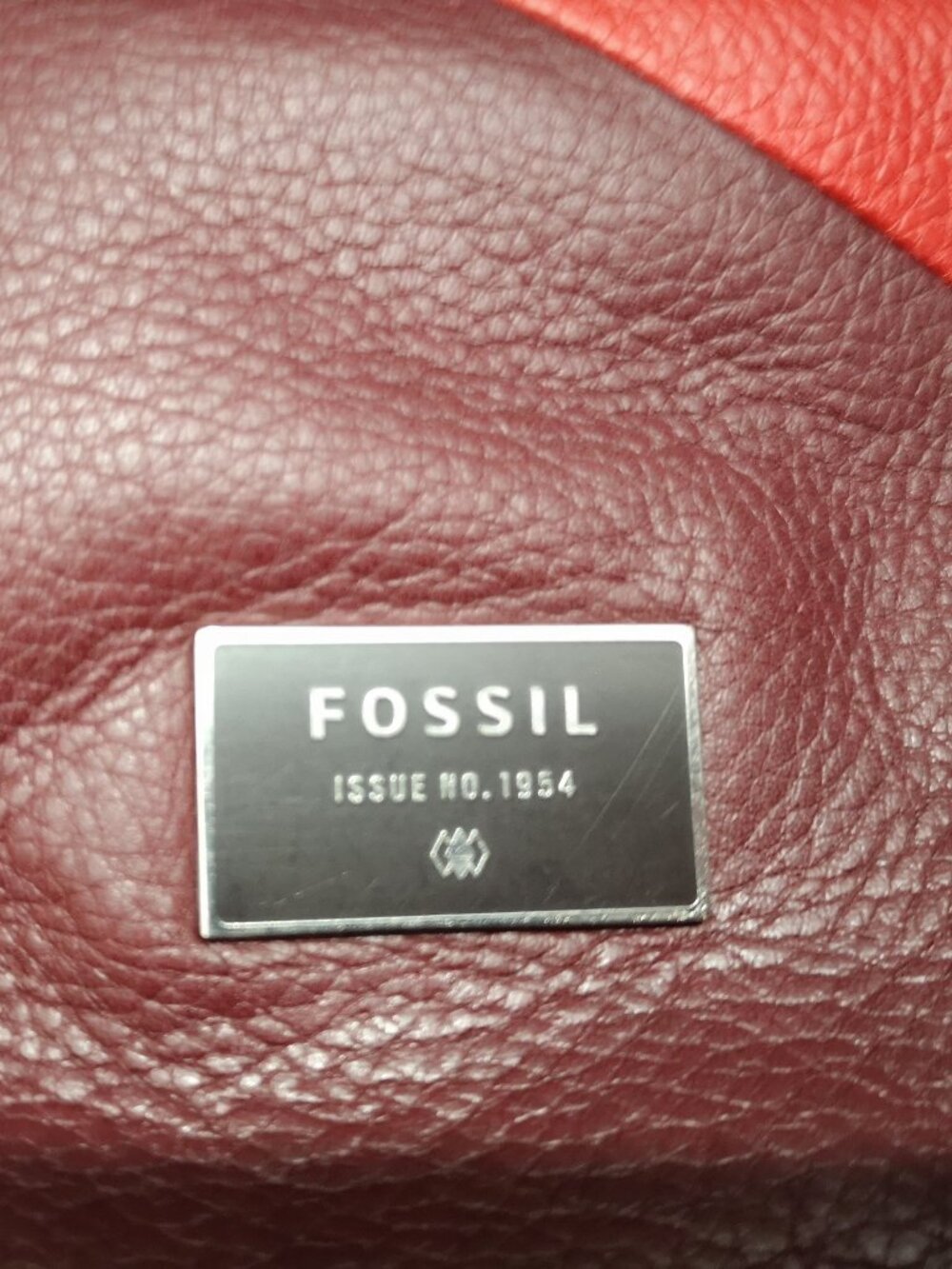 Fossil Dawson Leather Satchel Handbag Multi Colored Patchwork Lined (No Key) - Picture 4 of 12